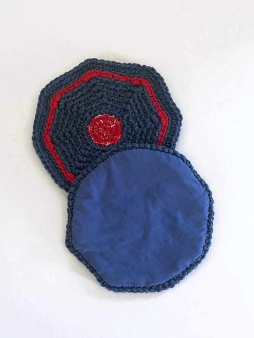 Crochet pot holders, kitchen decor, handmade trivet